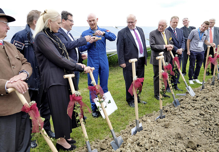 Spatenstich für die Alexander-Gerst-Sternwarte