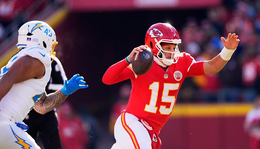 Kein Entkommen für Mahomes: Die Chiefs spielen eine enttäuschende Saison. Kein Entkommen für Mahomes: Die Chiefs spielen eine enttäuschende Saison.