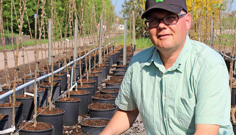 Bernd Scheuermann: "Hier wurden Apfelb&auml;ume geklaut."
Foto: J&uuml;rgen K&uuml;mmerle