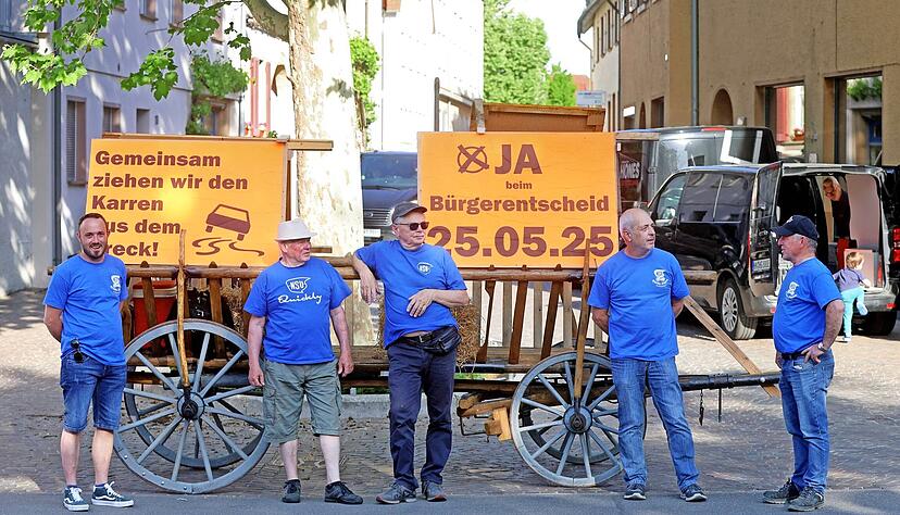 Der Protest f&uuml;hrte zum Ziel: Beim B&uuml;rgerentscheid zum Schlossplatz Neckarsulm lehnten &uuml;ber drei Viertel die Umgestaltung ab.