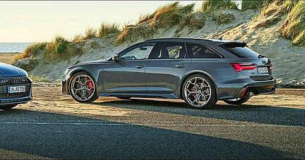 Sowohl RS7 als auch RS6 Avant werden in der Performance-Variante von einem 630 PS starken Achtzylinder in Schwung gebracht.