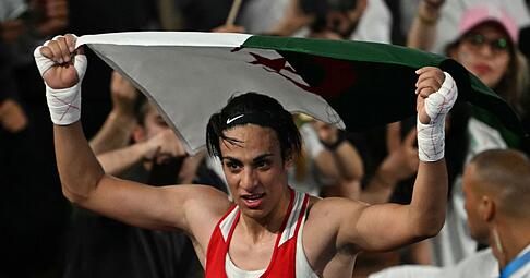 War bei Olympia 2024 Gegenstand der Debatten: Imane Khelif.
