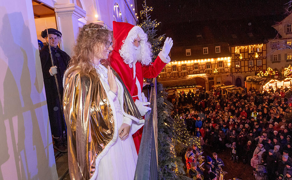 Eröffnung des Altdeutschen Weihnachtsmarktes in Bad Wimpfen