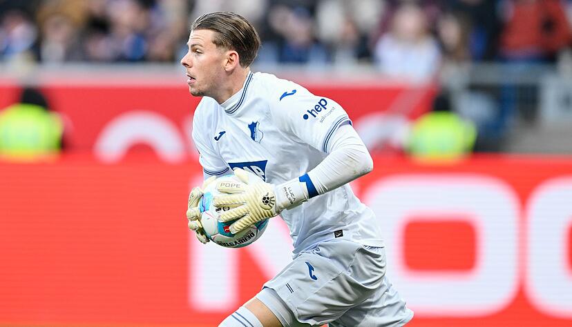 Starker Auftritt gegen den VfB: Hoffenheims Torwart Luca Philipp. Starker Auftritt gegen den VfB: Hoffenheims Torwart Luca Philipp.