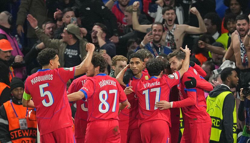 Nach Bradley Barcolas Tor zum 2:0 hatte PSG das Weiterkommen in der Tasche.