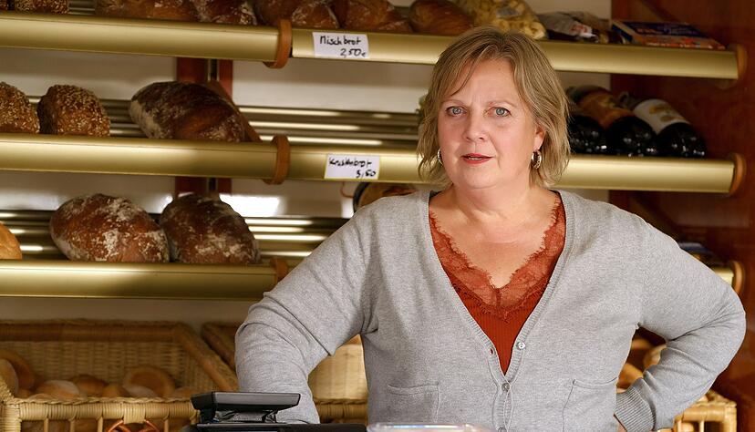 Die Schauspielerin Gabriela Maria Schmeide als Tina in einer Szene der gefeierten Miniserie &laquo;Tina mobil&raquo; des Rundfunks Berlin-Brandenburg (RBB). (Foto von 2020)