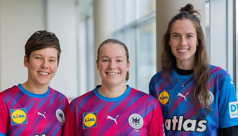 Ex-Kapitänin Alina Grijseels, Lisa Antl und Sarah Wachter hoffen auf die erste Medaille seit 2007.