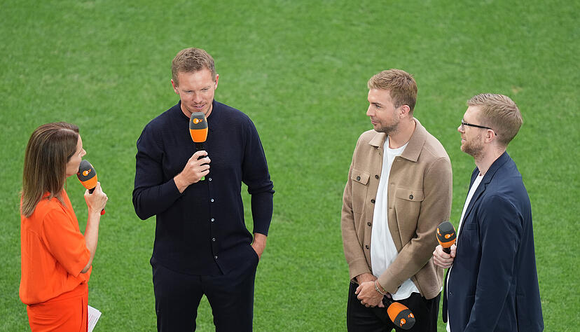 Bundestrainer Julian Nagelsmann im ZDF-Interview vor dem Spiel Deutschland gegen Dänemark. Bundestrainer Julian Nagelsmann im ZDF-Interview vor dem Spiel Deutschland gegen Dänemark.