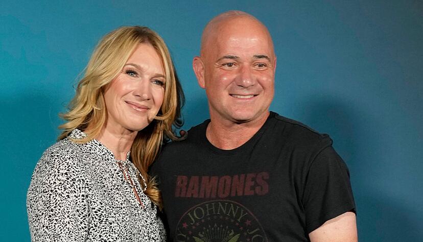 Steffi Graf und Andre Agassi waren Superstars des Tennis.