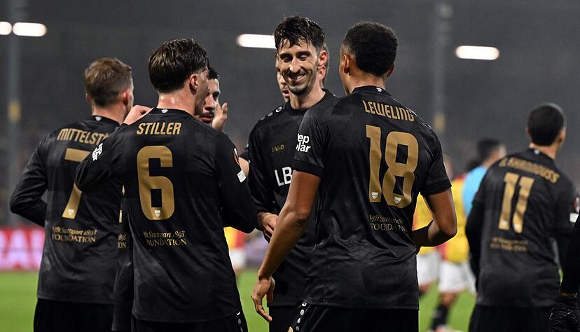 Die VfB-Spieler hatten Grund zur Freude.