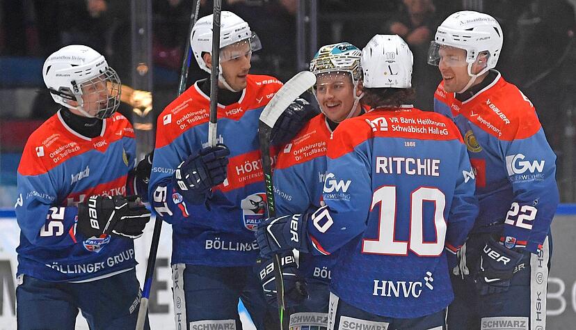 Pascal Widmann (links) durfte schon in der vergangenen Saison Erfahrung bei den Falken sammeln.