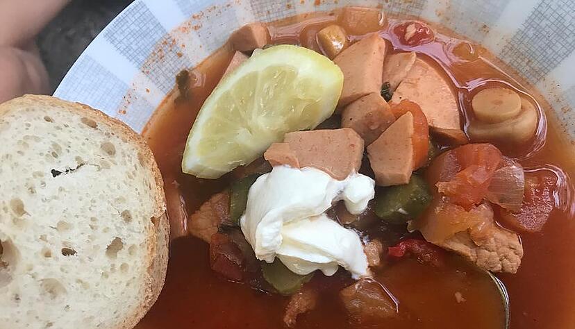 Soljanka nach Familienrezept Soljanka nach Familienrezept