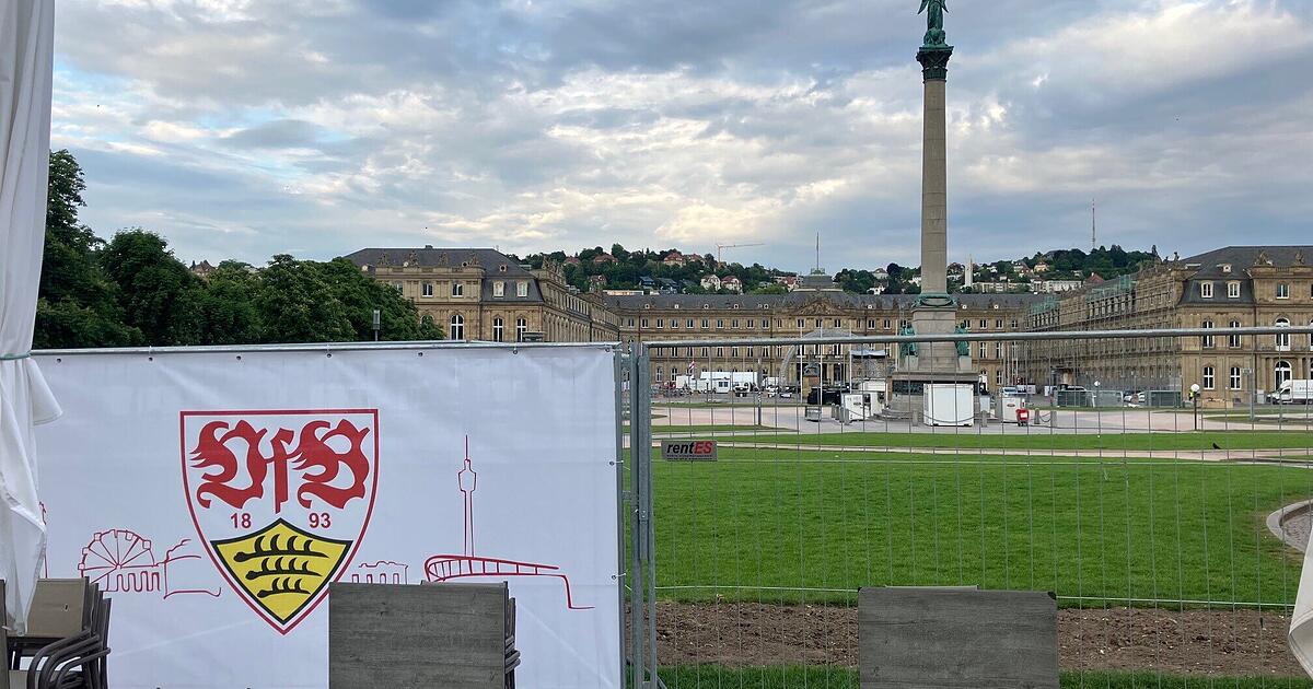 VfB in the DFB Cup final: Setup for public viewing on Stuttgart's ...