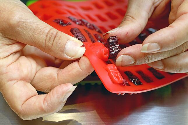 Gummibärchen-Workshop in der Experimenta