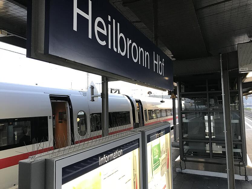 ICE von Stuttgart nach Heilbronn