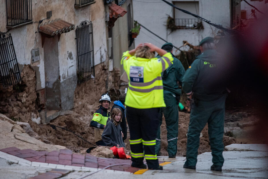 Das Unwetter hat in Spanien große Verwüstung hinterlassen. Mindestens 50 Menschen sind gestorben.