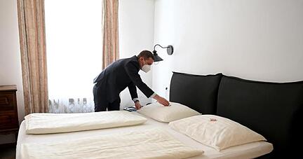 Die Hotellerie in Österreich musste lange wegen der Corona-Pandemie geschlossen bleiben - am 19. Mai darf sie wieder öffnen.