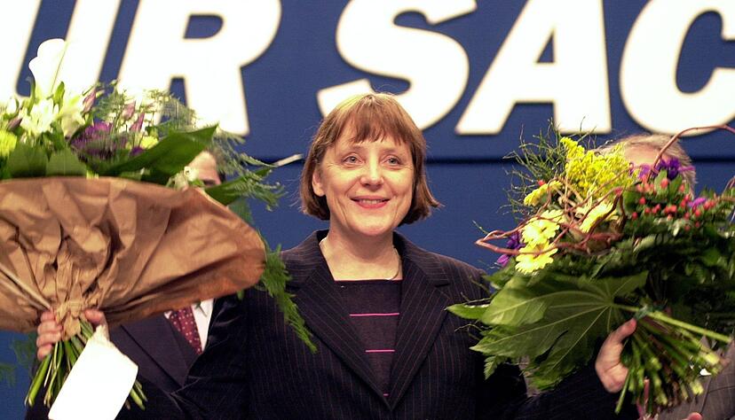 In Essen wurde Angela Merkel im April 2000 erstmals an die Spitze der CDU gewählt. (Archivbild) In Essen wurde Angela Merkel im April 2000 erstmals an die Spitze der CDU gewählt. (Archivbild)