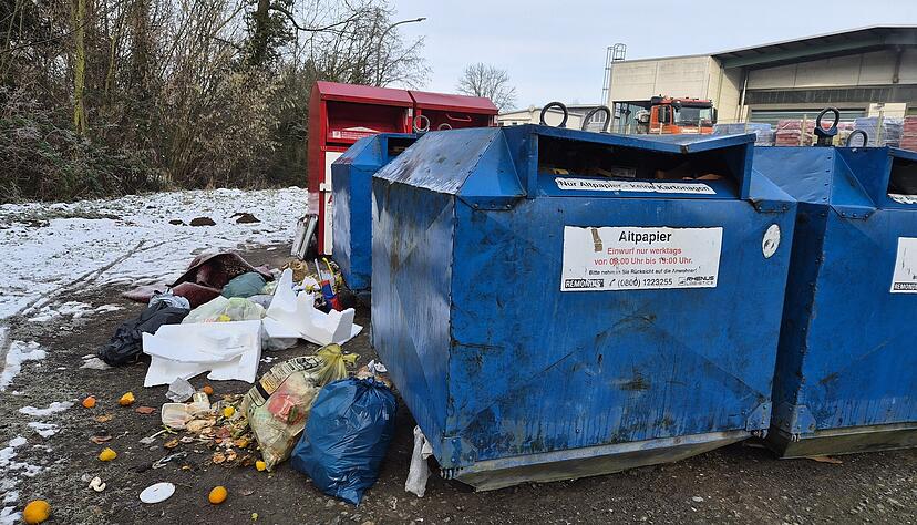 Der Containerplatz an der Dieselstra&szlig;e ist immer wieder Opfer von illegaler M&uuml;llablagerung. Nun bietet sich die Option, diesen mit Kameras zu &uuml;berwachen.