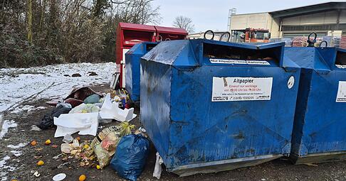 Der Containerplatz an der Dieselstra&szlig;e ist immer wieder Opfer von illegaler M&uuml;llablagerung. Nun bietet sich die Option, diesen mit Kameras zu &uuml;berwachen.