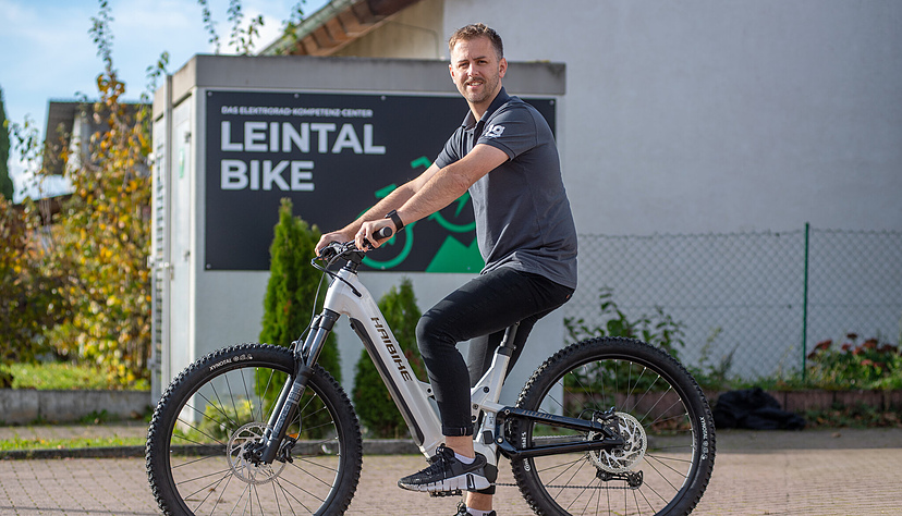Leintal Bike - E-Bike mit Verk&auml;ufer Denis Ebert