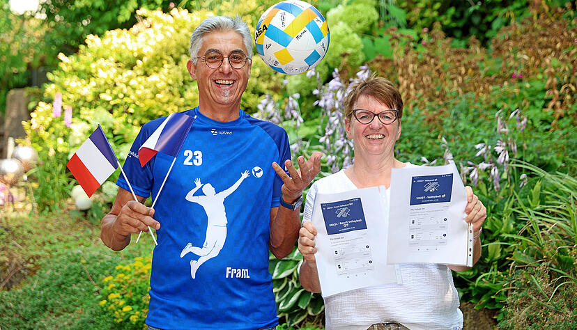 Auf nach Paris, Olympische Spiele live erleben: Franz und Monika Kerner. Auf nach Paris, Olympische Spiele live erleben: Franz und Monika Kerner.