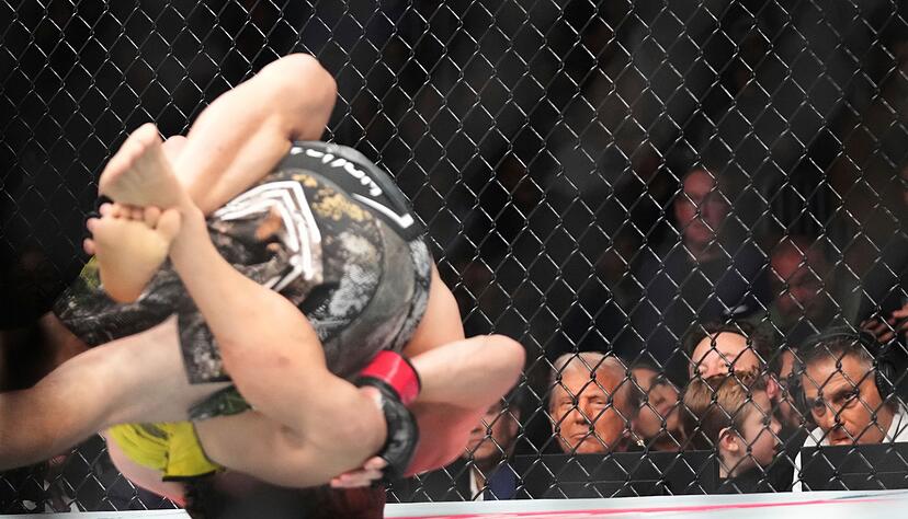 Nicht selten wird einer der UFC-K&auml;mpfer im Ring bewusstlos gepr&uuml;gelt.