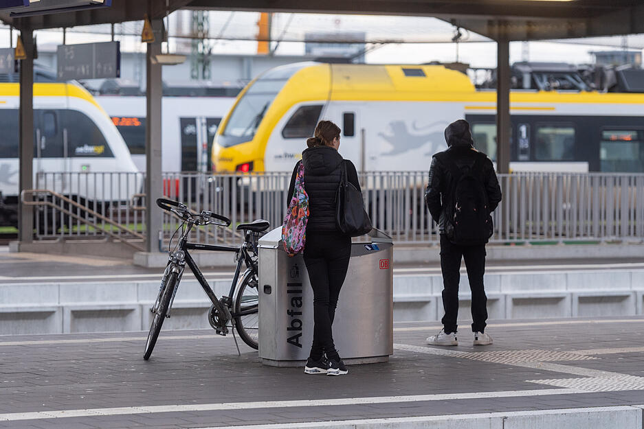 Der Warnstreik hat den Betrieb auf dem Heilbronner Hauptbahnhof zum Erliegen gebracht.