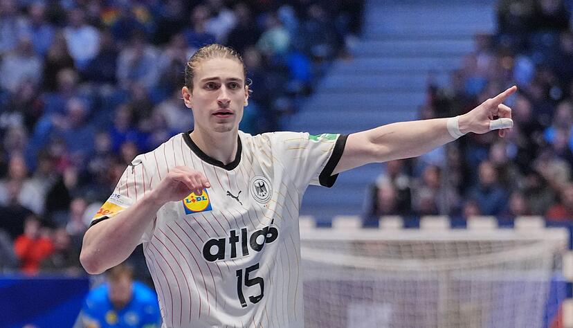 Juri Knorr lenkt das Spiel der deutschen Handballer wie kein anderer. (Archivbild) Juri Knorr lenkt das Spiel der deutschen Handballer wie kein anderer. (Archivbild)