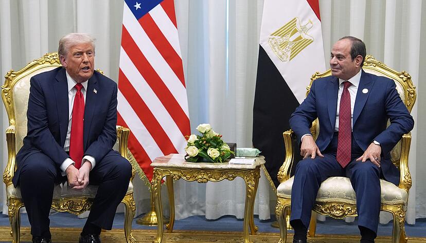 Trump spricht &uuml;ber die weiteren Gaza-Verhandlungen.