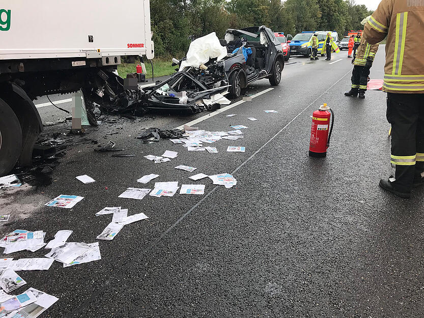 Tödlicher Unfall auf A6 bei Öhringen