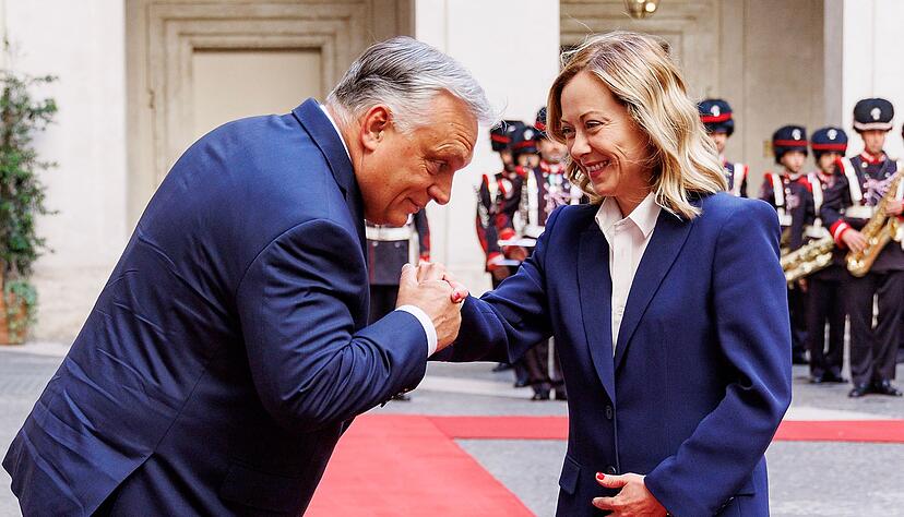 Meloni und Orban hatten &uuml;ber die Jahre eine enge Verbindung. (Archivbild)