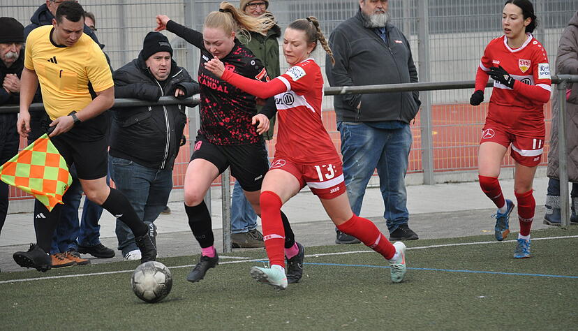 Die Pink Ladies liefen weite Wege und kämpften um jeden Ball.