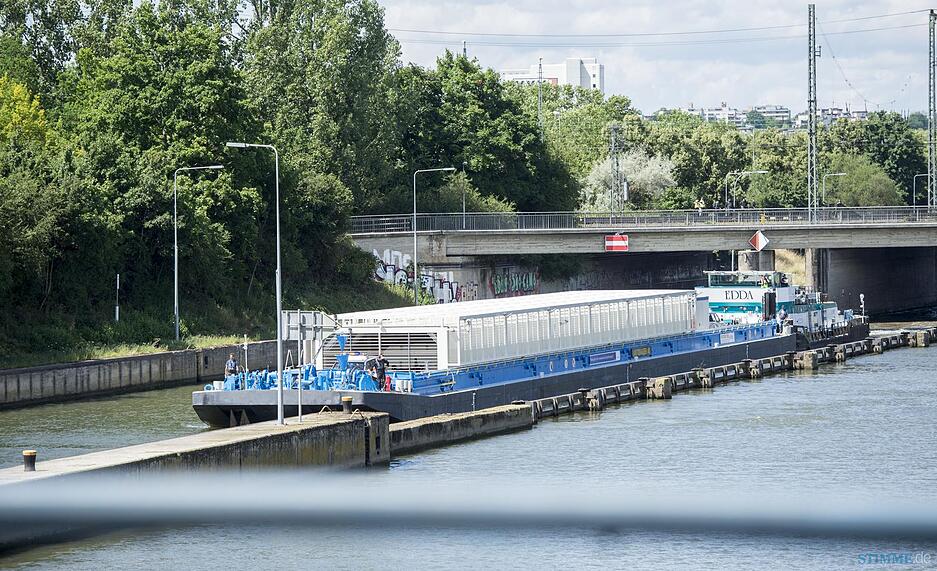 Der erste Castor-Transport auf dem Neckar durchquert am 28. Juni Heilbronn.