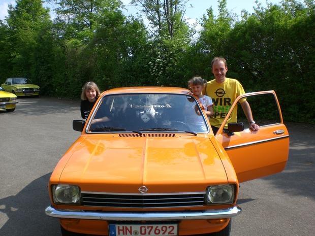 Der Kadett von Thomas Eichhorn war schon in einen Werbespot zu sehen. Der Kadett von Thomas Eichhorn war schon in einen Werbespot zu sehen.