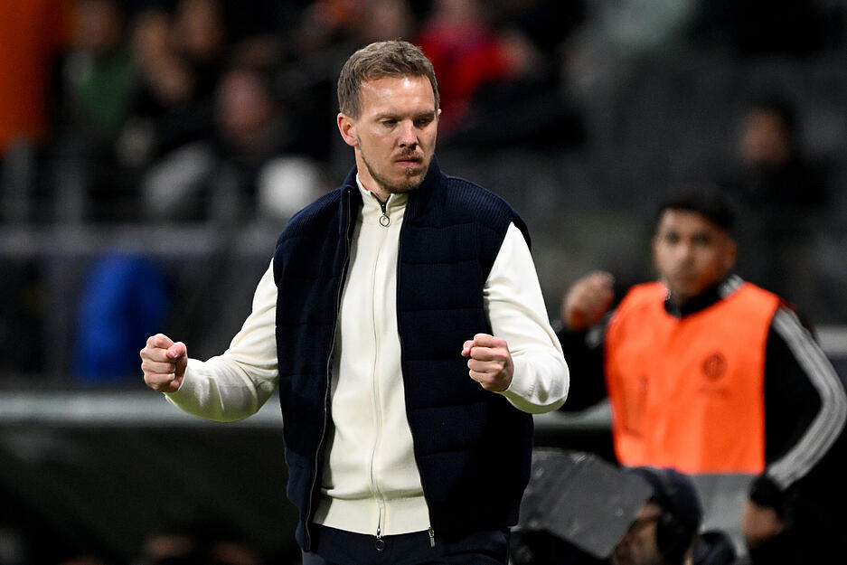 Julian Nagelsmann führt die DFB-Elf als Trainer in die EM 2024. Zuvor coachte er schon die TSG Hoffenheim, RB Leipzig und den FC Bayern München.