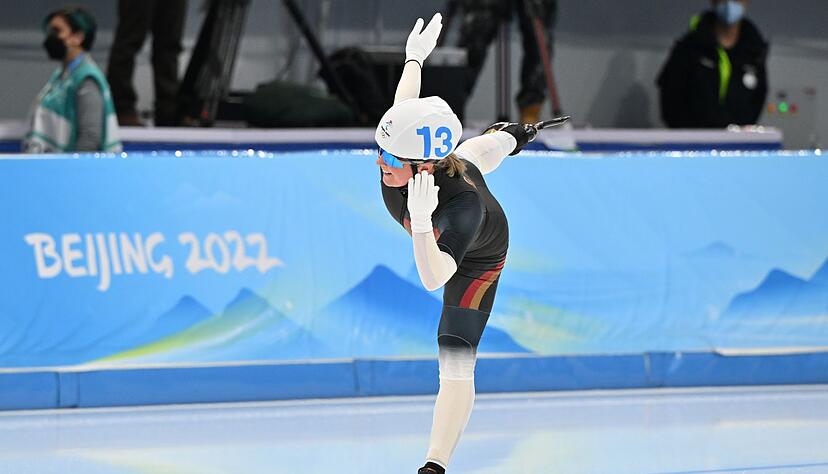 Claudia Pechstein verabschiedete sich von ihren achten Olympischen Spielen.