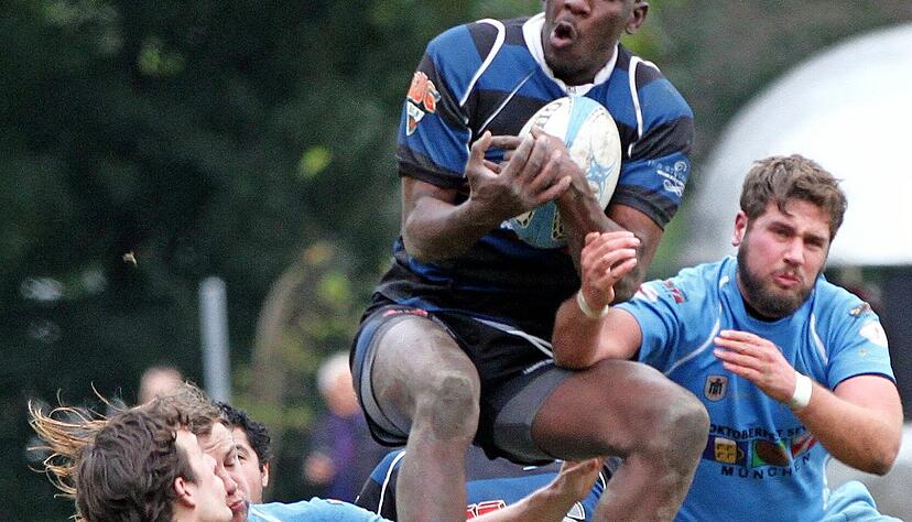 Das Neckarsulmer Rugbyteam war und ist international aufgestellt: Zwei Jahre spielte Brian Nyaude aus Simbabwe f&uuml;r die Sport-Union.
Foto: Archiv/Bertok