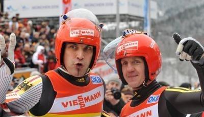 Andre Florschütz (l) und Torsten Wustlich freuen sich über einen gelungenen Lauf. Andre Florschütz (l) und Torsten Wustlich freuen sich über einen gelungenen Lauf.