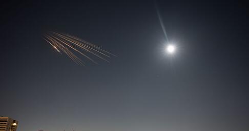 Israel wird vom Iran aus weiterhin mit Raketen beschossen.