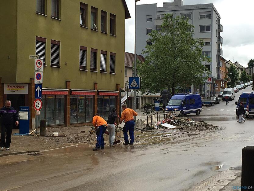 Überschwemmung in Künzelsau | 29.05.