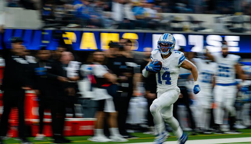 St. Brown musste trotz zweier Touchdowns mit einer Niederlage leben. St. Brown musste trotz zweier Touchdowns mit einer Niederlage leben.
