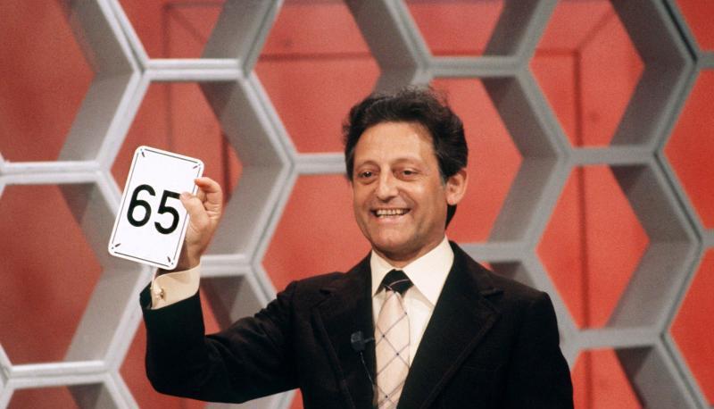 Der Quizmaster Hans Rosenthal im &laquo;Dalli-Dalli&raquo;-Studio (1978). Foto: Istvan Bajzat