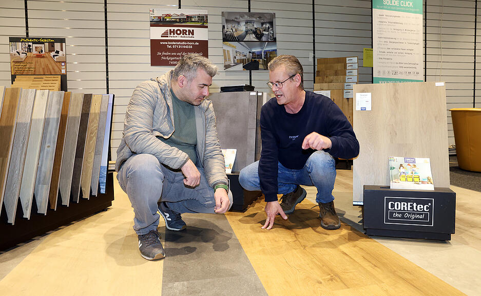 Darf es ein neuer Boden sein? Inspiration und Information erhalten Interessierte auf der Baumesse in Heilbronn.