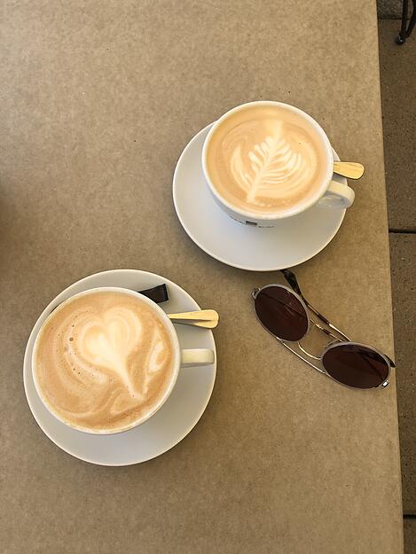 Zum Abschluss der Tour gibt's f&uuml;r jeden eine Tasse entkoffeinierten Kaffee von Hagen.