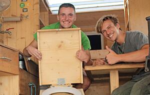 Sie haben Tolles erlebt: Moritz Thiele (links), Luke Westernbusch.
Foto: Döttling