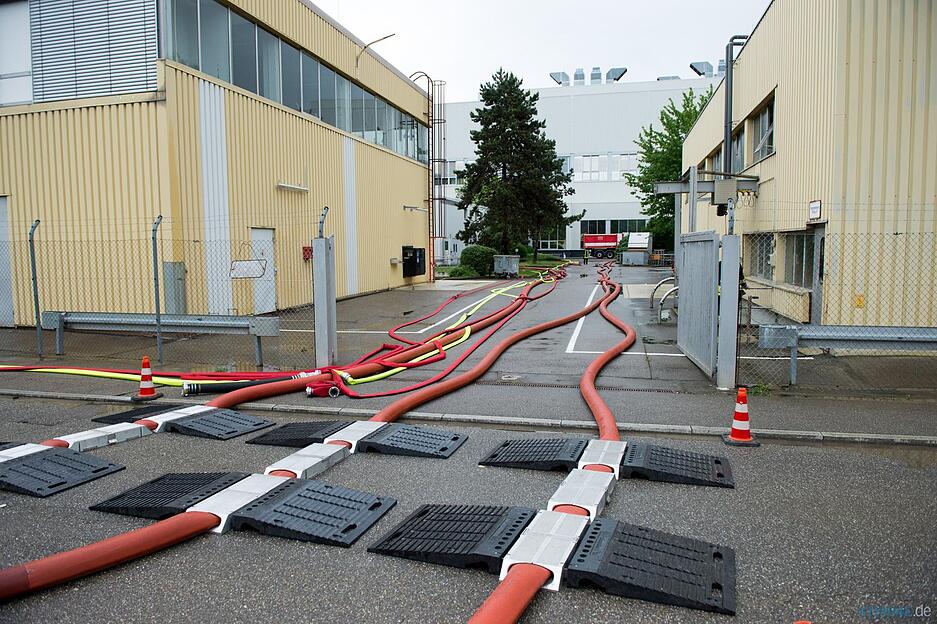 Hochwasser im Audi-Werk Neckarsulm