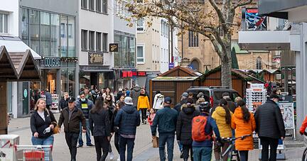 Die Heilbronner Innenstadt.