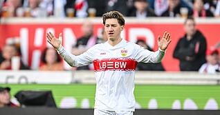 Angelo Stiller ist Dreh- und Angelpunkt im Stuttgarter Mittelfeld. (Archivbild)