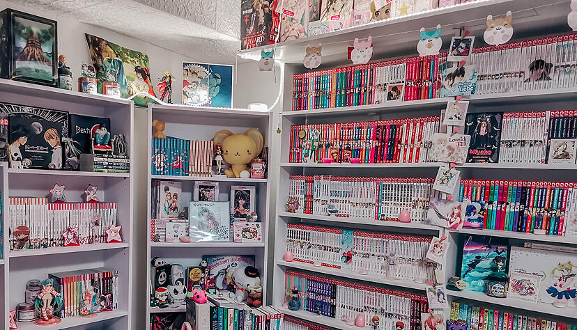 Timi besitzt bestimmt schon &uuml;ber 1000 Mangas. Fotos: privat